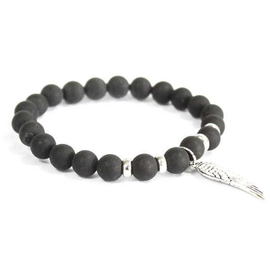 Elegant Black Agate Bracelet | Black Agate Bracelet | Pura Anima