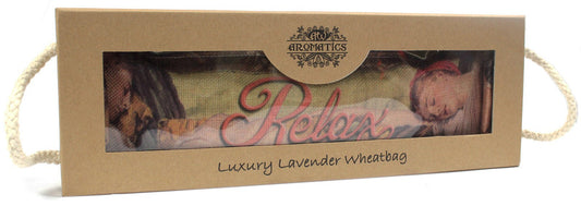 Luxury Lavender Wheat Bag in a Gift Box - Sleeping RELAX