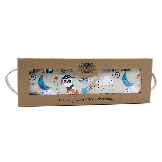 Luxury Lavender Wheat Bag in a Gift Box - Sleepy Panda