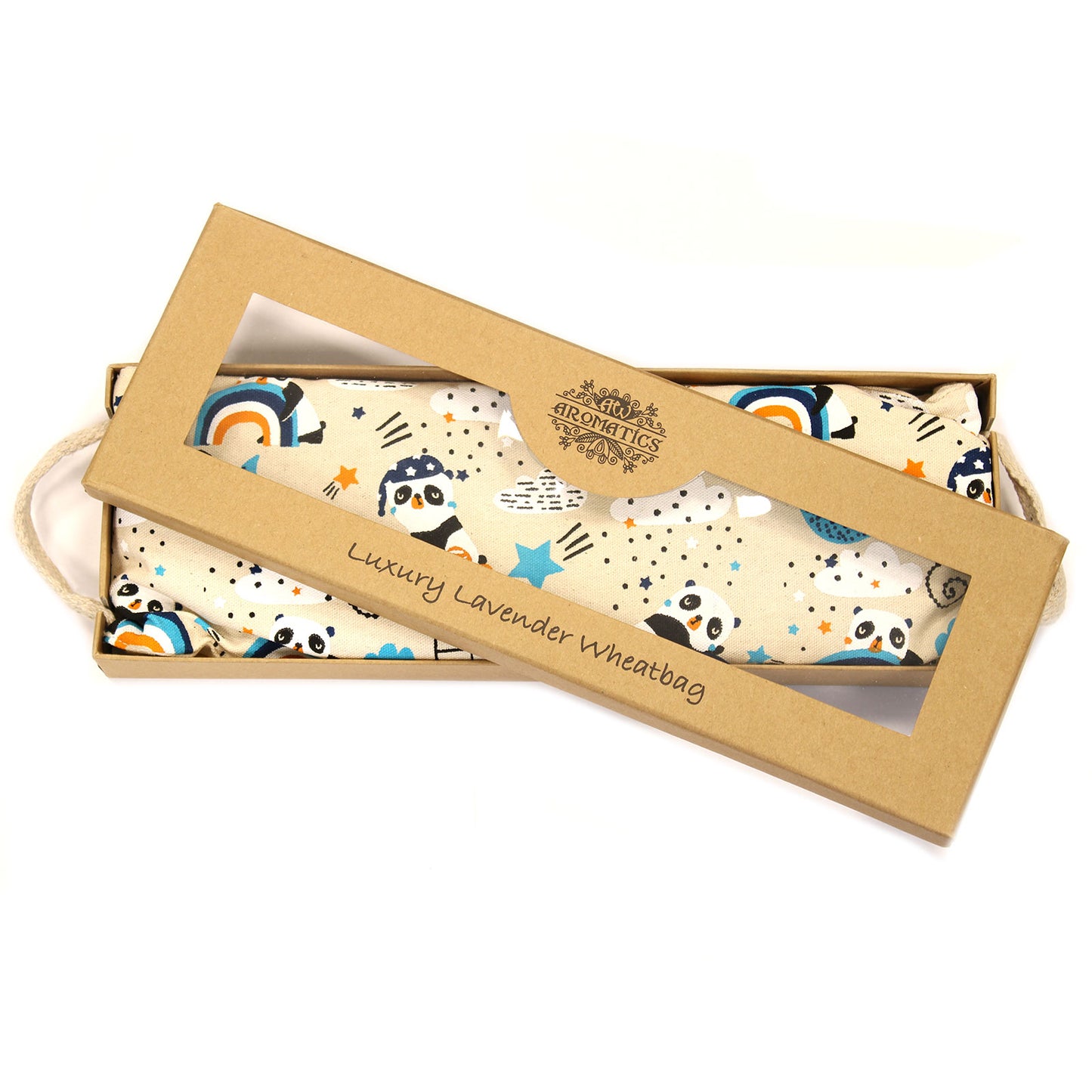 Luxury Lavender Wheat Bag in a Gift Box - Sleepy Panda