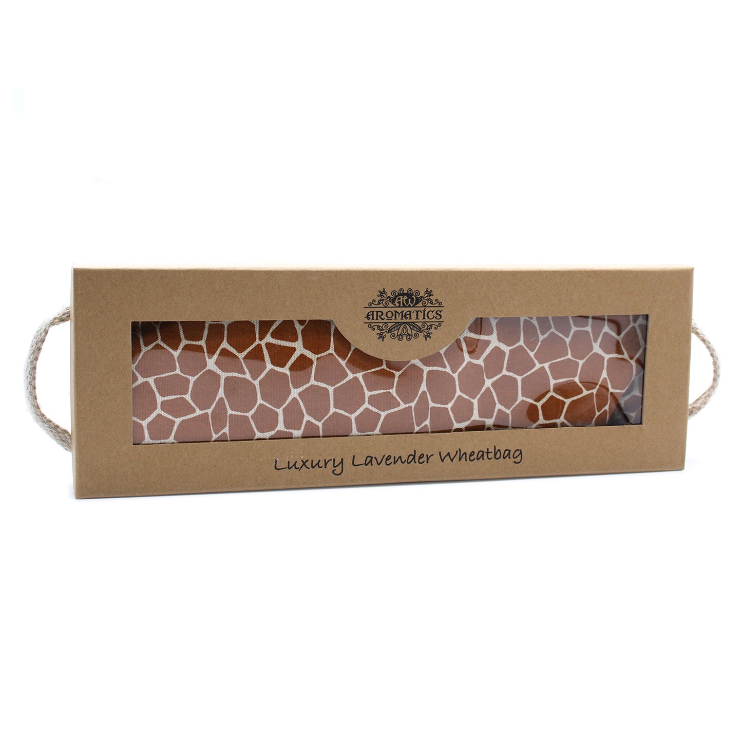 Luxury Lavender Wheat Bag in a Gift Box - Madagascar Giraffe