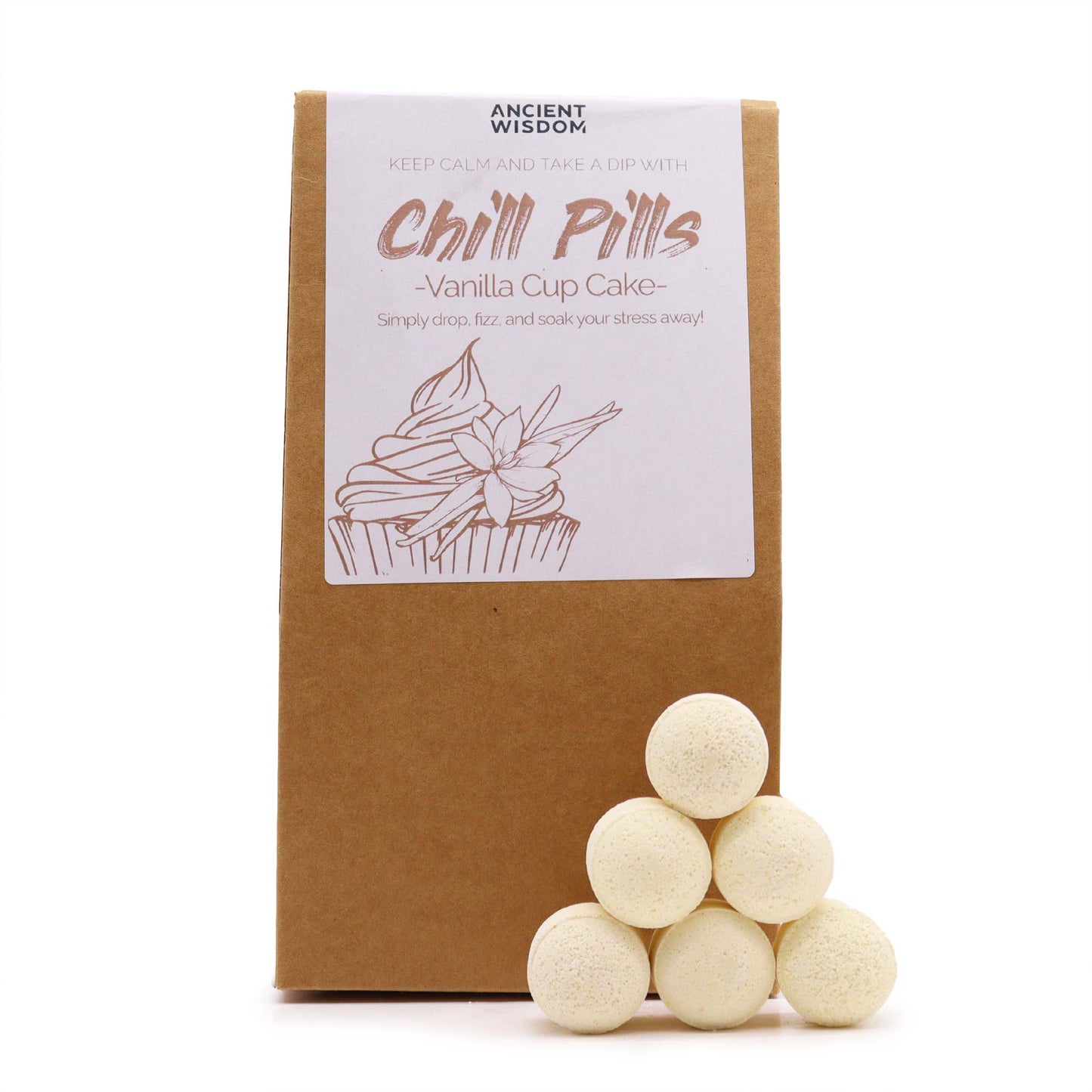 Chill Pills Gift Pack 350 g - Vanilla Cup Cake