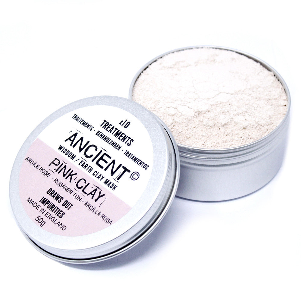 Pink Kaolin Clay Face Mask Powder 75 g