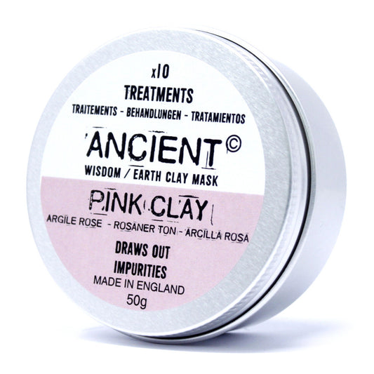 Pink Kaolin Clay Face Mask Powder 75 g