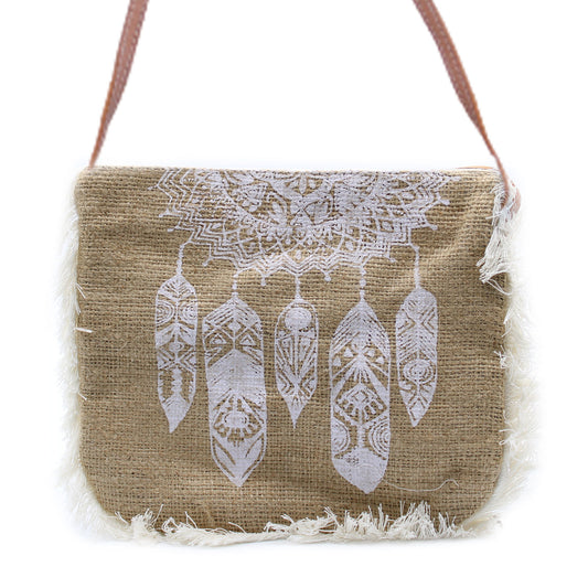 Fab Fringe Bag - Dream Catcher Print