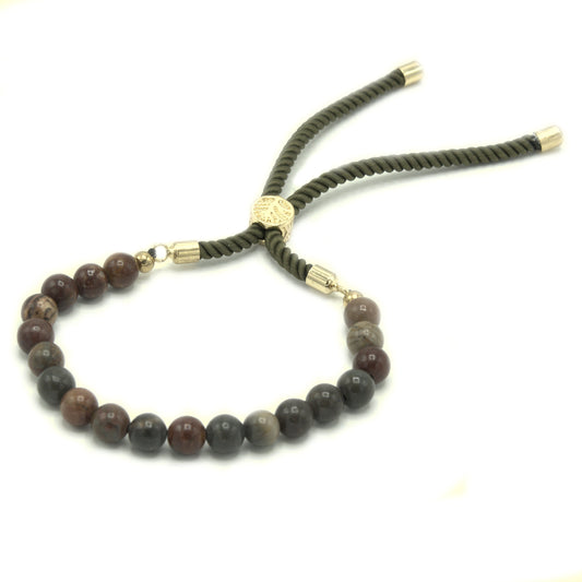 Picasso Jasper Bracelet | Picasso Jasper Moss Bracelet | Pura Anima