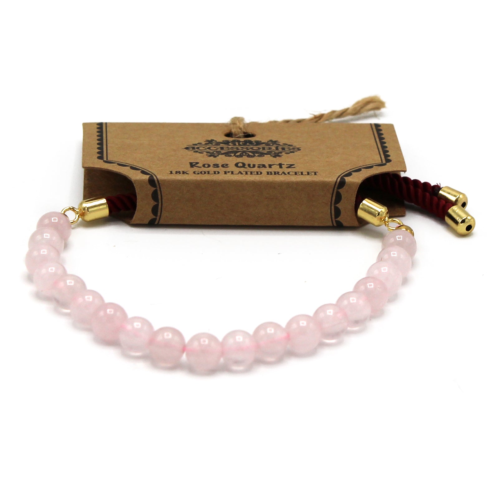 Rose Quartz String Bracelet | Rose Quartz Bracelet | Pura Anima