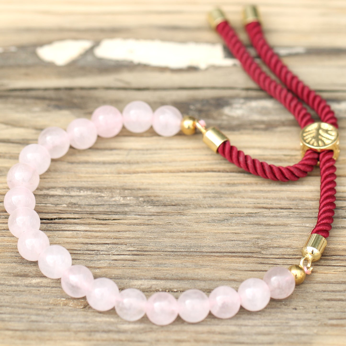 Rose Quartz String Bracelet | Rose Quartz Bracelet | Pura Anima