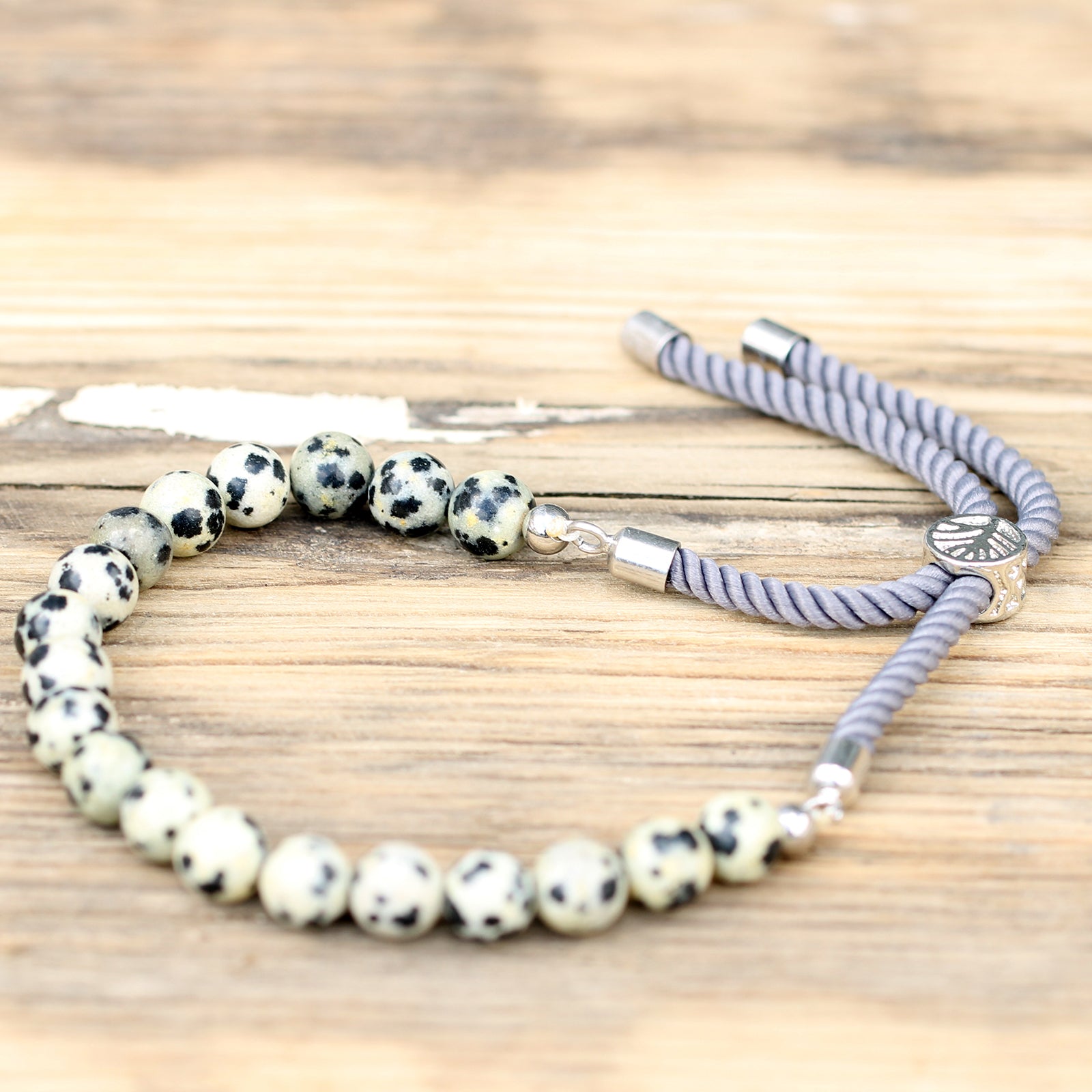 Charcoal String Bracelet | Stylish Charcoal Bracelet | Pura Anima