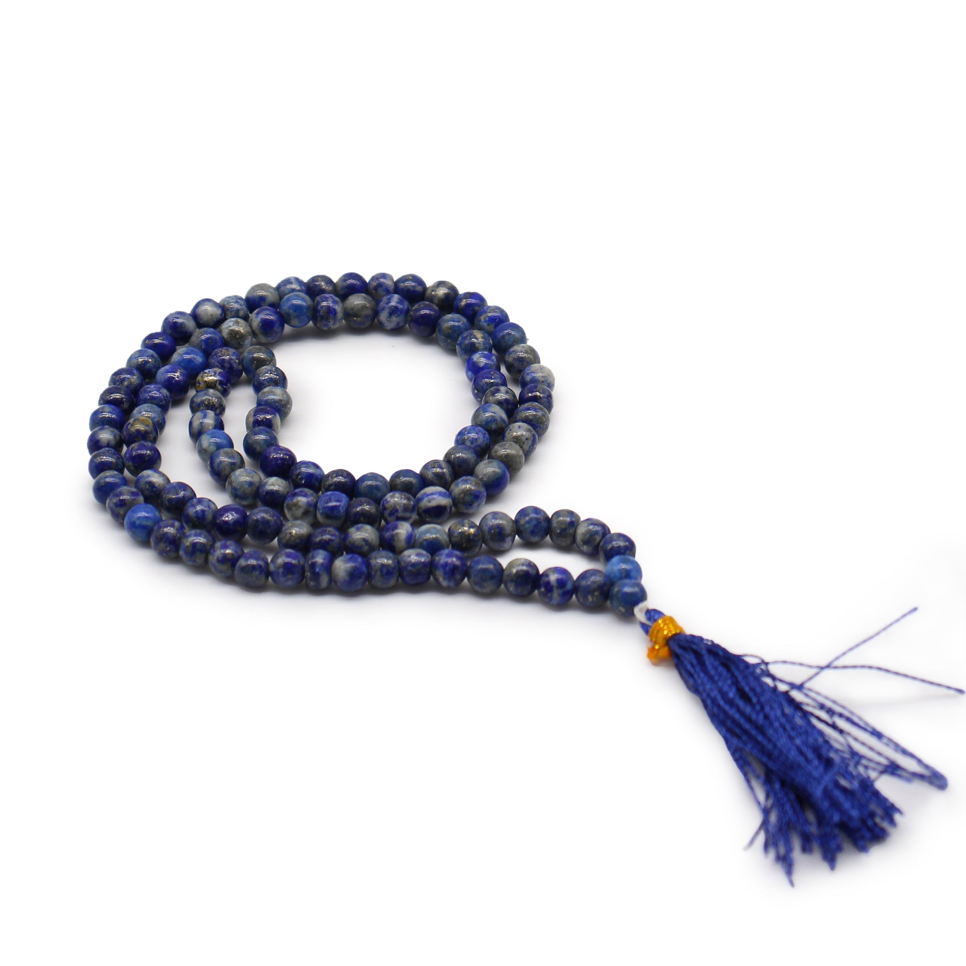 Lapis Lazuli Bead Mala | Lapis Lazuli Mala | Pura Anima