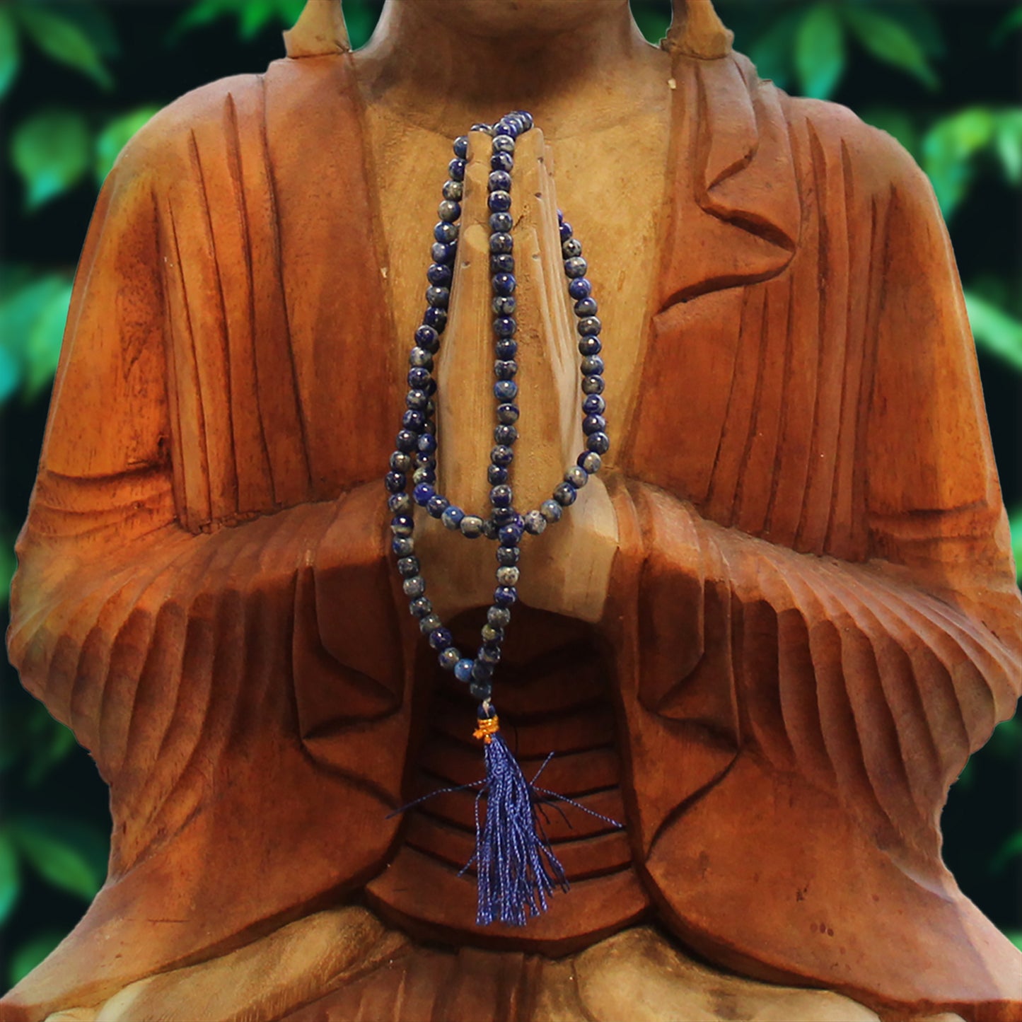 Lapis Lazuli Bead Mala | Lapis Lazuli Mala | Pura Anima