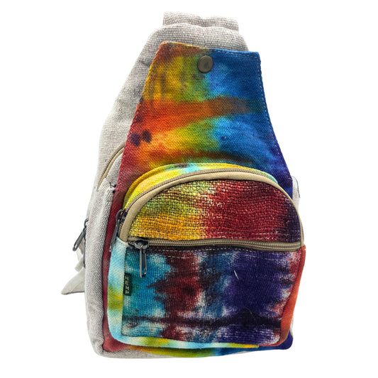 Taška přes rameno Tiedye Hemp Sling