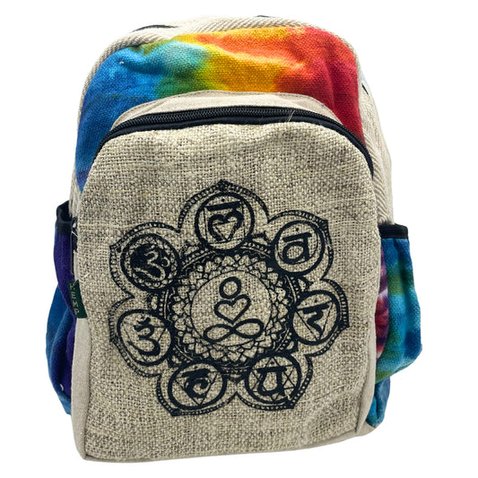 Tiedye Hemp Medium Backpack - 7 čaker