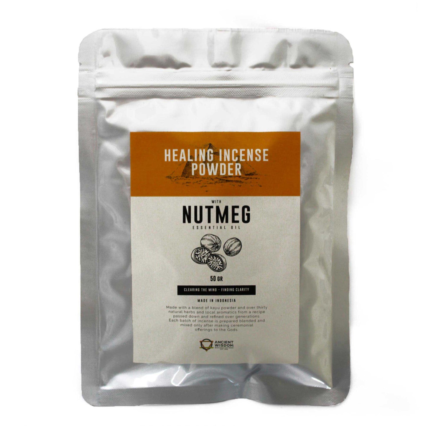 Healing Incense Powder - Nutmeg 50 gm