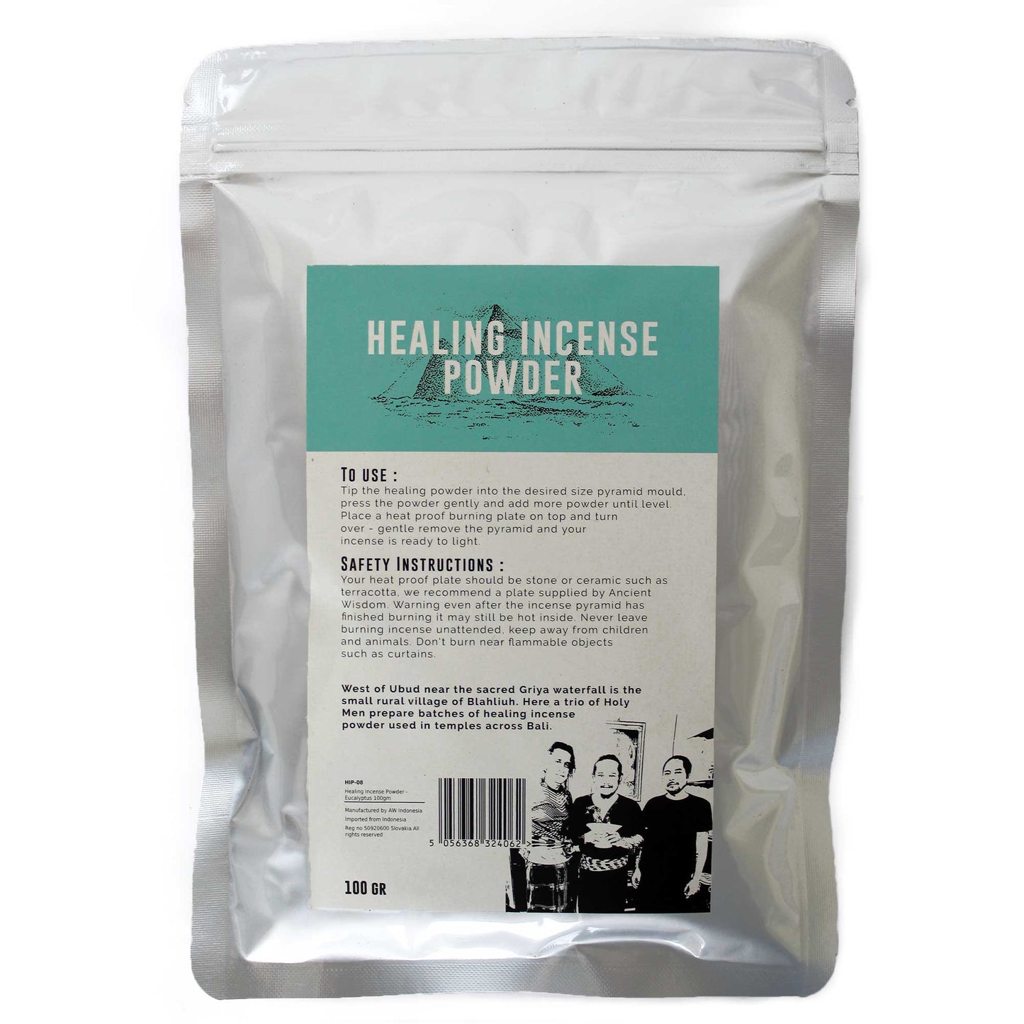 Healing Incense Powder - Eucalyptus 100 g