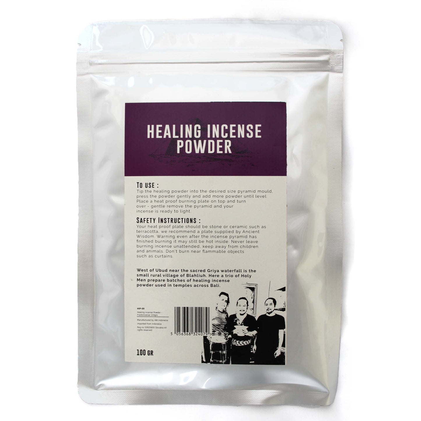 Healing Incense Powder - Frankincense 100 g