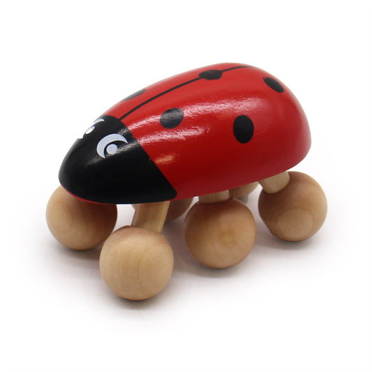 Ladybug Wooden Massager