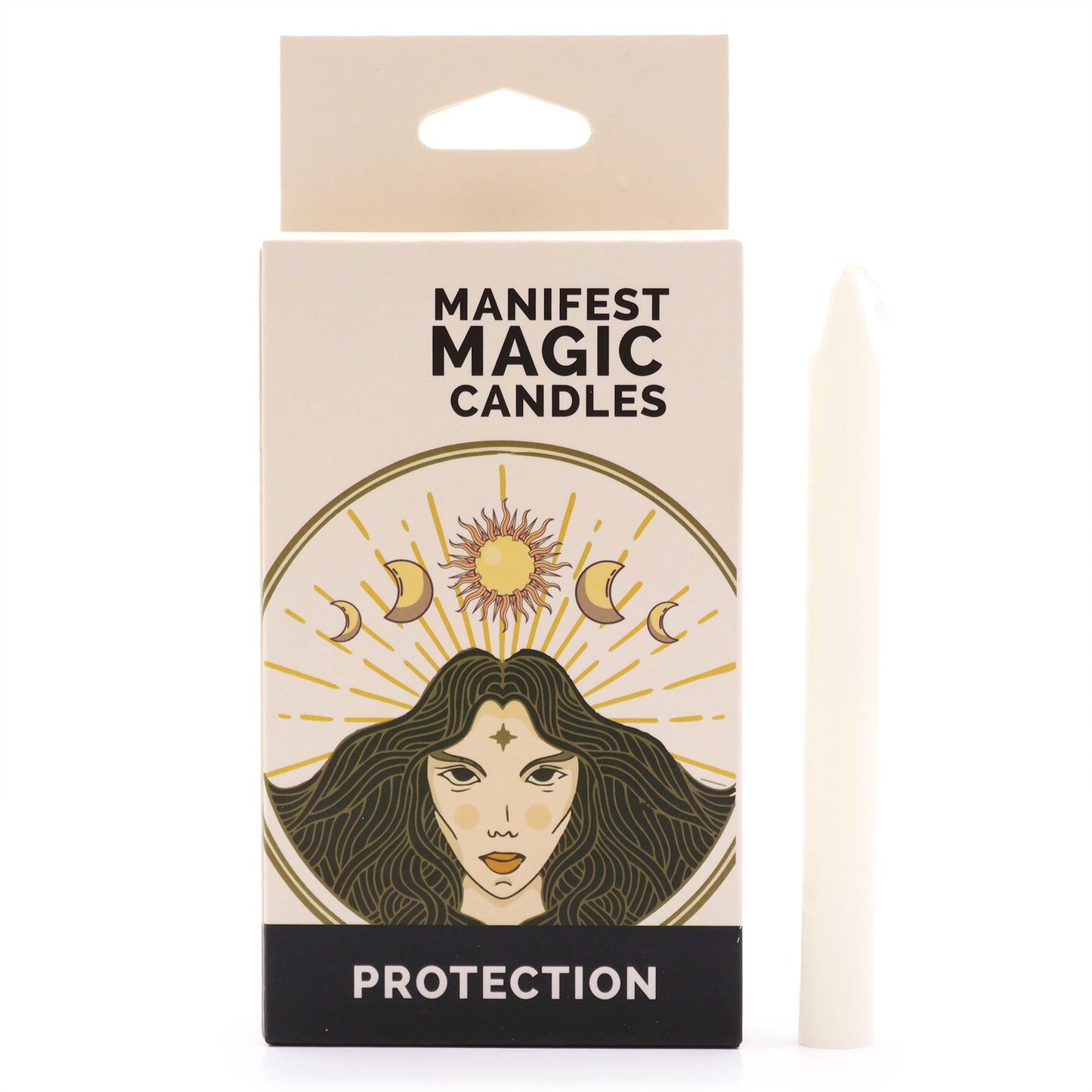 Manifest Magic Candles (pack of 12) - Ivory - Protection