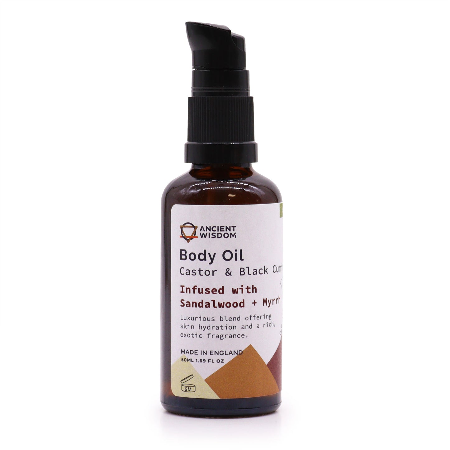 Organic Body Oil 50 ml - Sandalwood & Myrrh