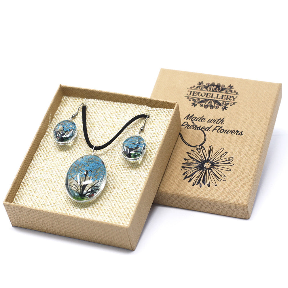 Lisované kvety - Set Tree of Life - Teal