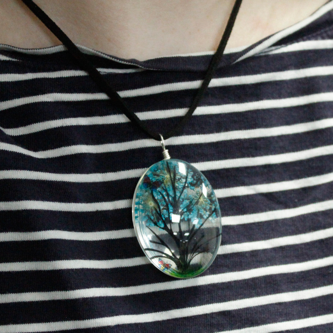 Lisované kvety - Set Tree of Life - Teal