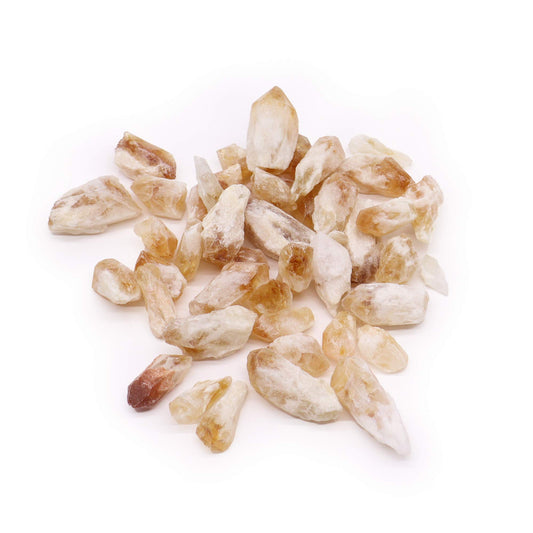 Surové kryštály (500 g) - Citrine Topaz Rough Points