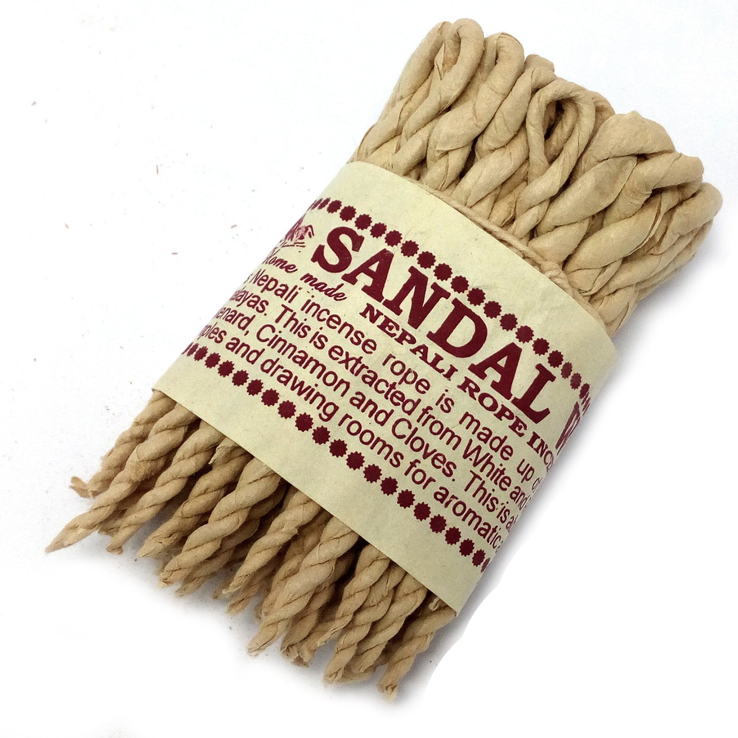 Pure Herbs Rope Incense - Sandalwood & Spice