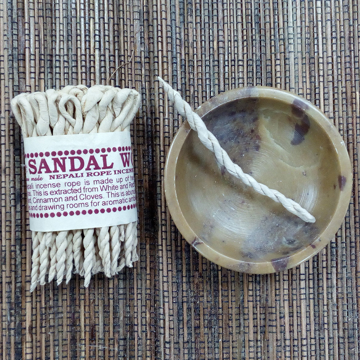 Pure Herbs Rope Incense - Sandalwood & Spice