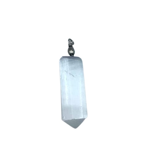 Selenite Obelix Pendant