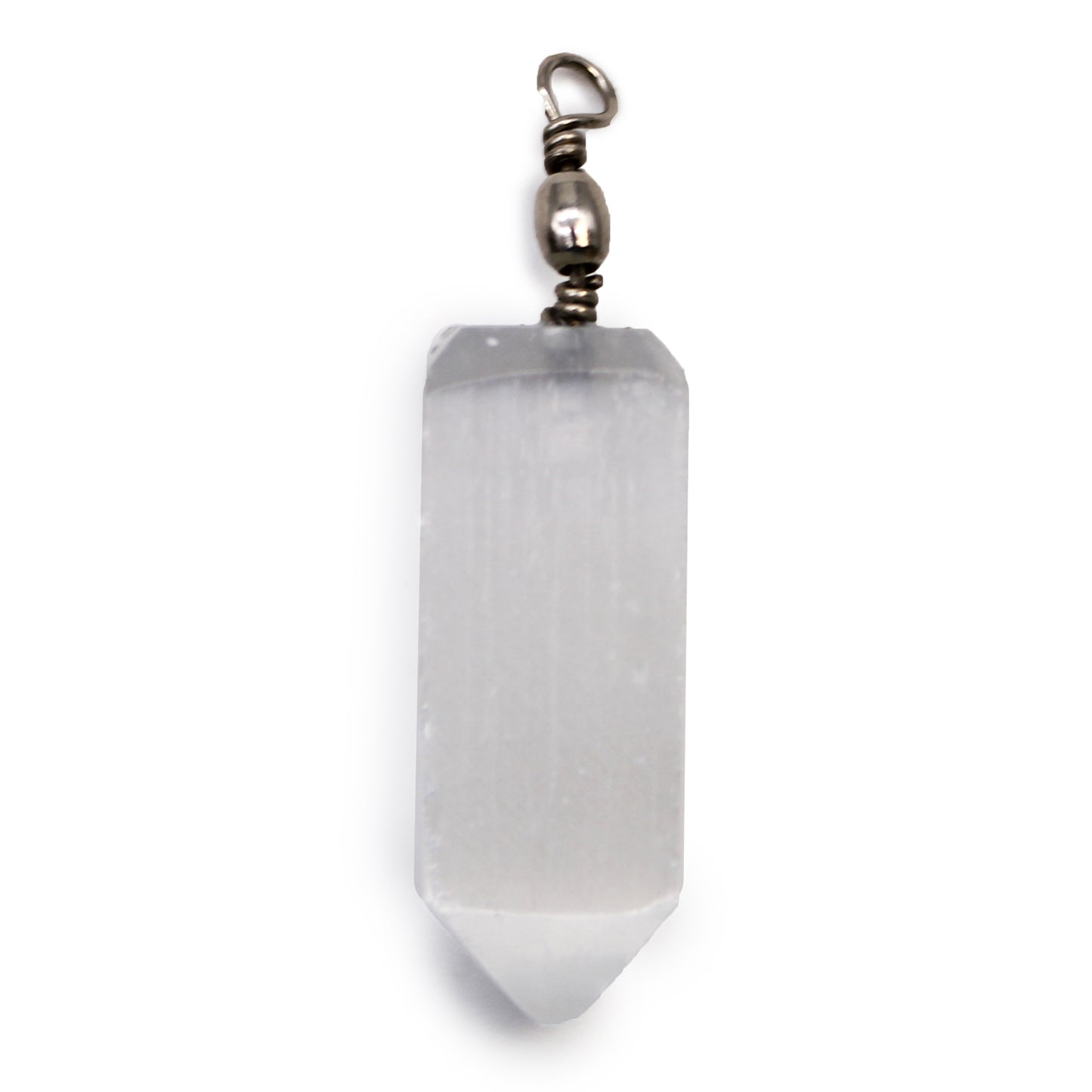 Selenite Obelix Pendant