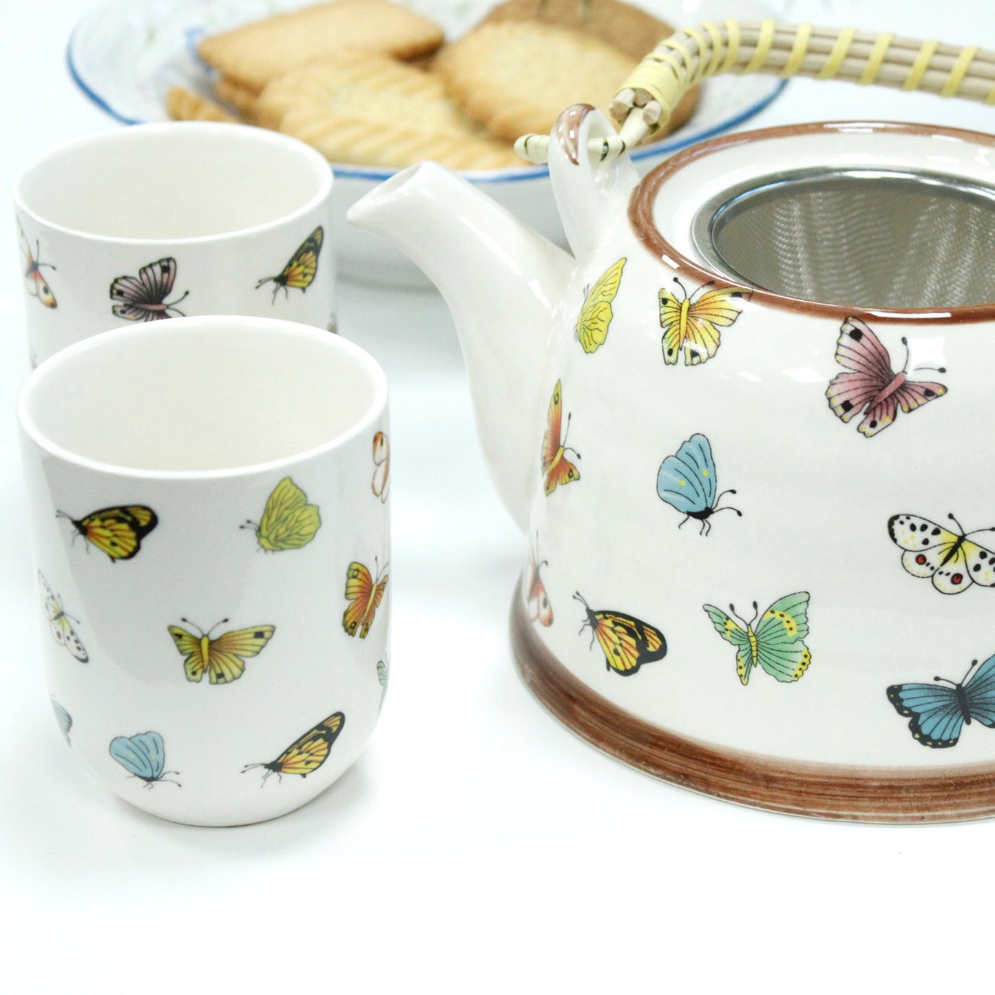 Herbal Teapot Set - Butterflies